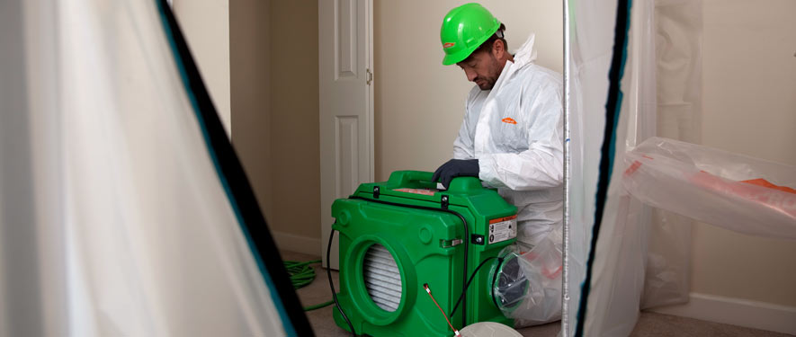 Downtown Philadelphia, PA mold cleanup